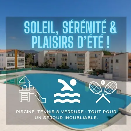 Apartmán Blue Lagoon-4 Peopl-piscine-tennis